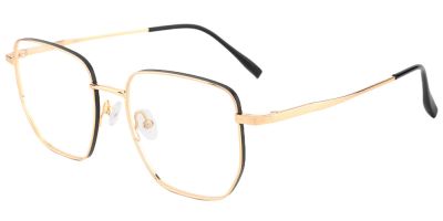 Titanium Prescription Glasses 26016 Gold