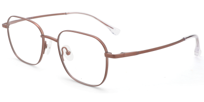 Titanium Prescription Glasses 26023 Rose Gold