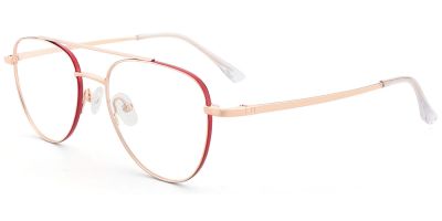 Prescription Glasses 26025 Red Gold
