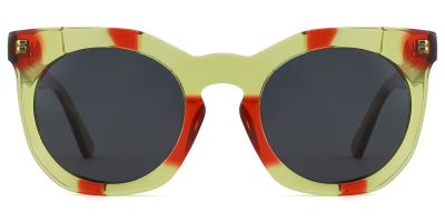 Prescription Sunglasses 29057 Yellow Red