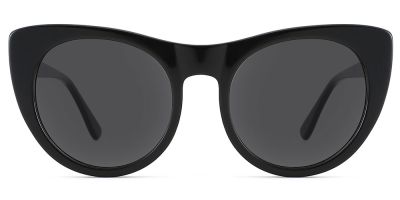 Cat Eye Prescription Sunglasses 31077 Black