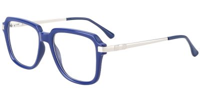 Square Prescription Glasses 35011 Blue