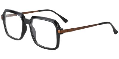 Square Prescription Glasses 35012 Black