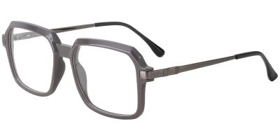Square Prescription Glasses 35012 Grey
