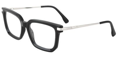 Rectangle Prescription Glasses 35014 Black