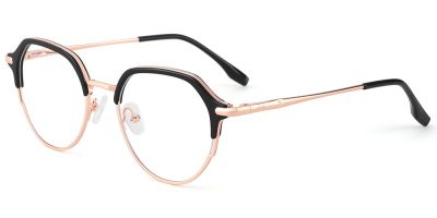 Prescription Glasses 35037 Black Gold