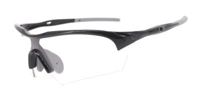 XQ643 Prescription Safety Glasses Black - ANSI Z87.1 Certified - Non Insert Rx Lenses