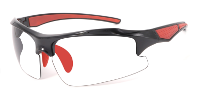 Prescription Safety Glasses XQ128 Black Red