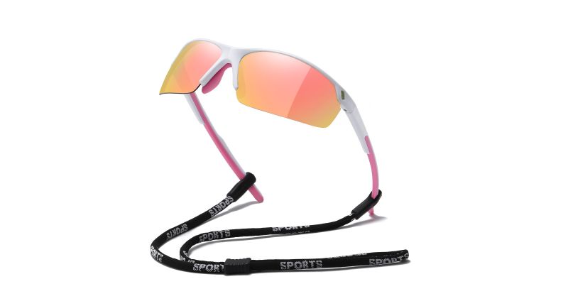 Prescription Sports Glasses F0324 White Pink