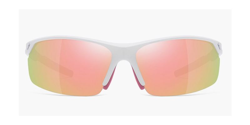 Prescription Sports Glasses F0324 White Pink