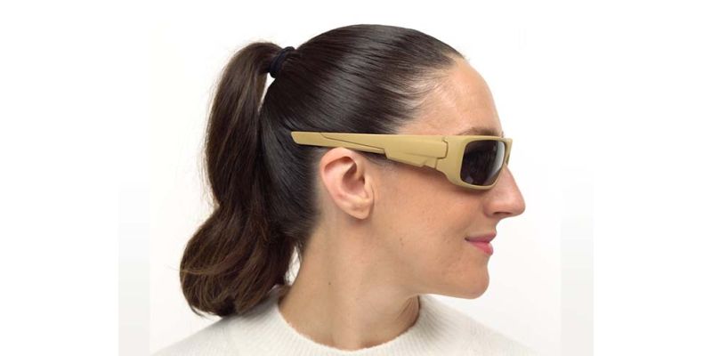 SS327 Prescription Sports Sunglasses Almond  - ANSI Z87.1 Certified