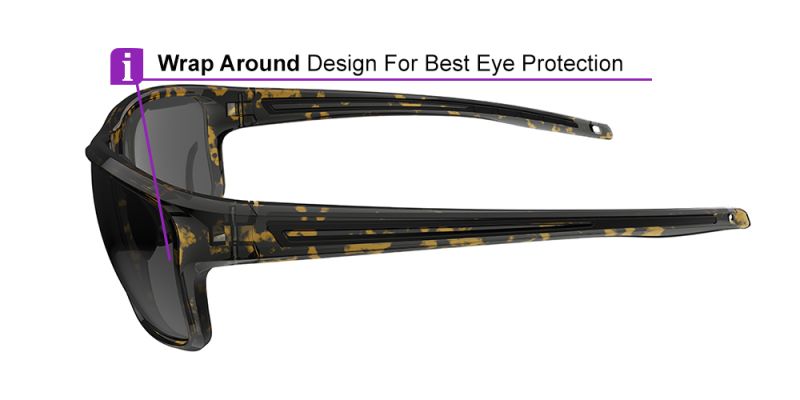 KA0101 Tortoise Prescription Sports Sunglasses - Cycling, Baseball and Running Glasses