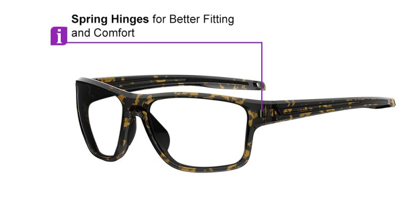 KA0101 Tortoise Prescription Sports Sunglasses - Cycling, Baseball and Running Glasses