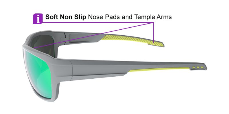 KA0203 Grey Prescription Sports Safety Sunglasses