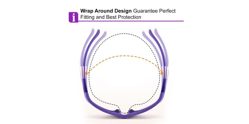 Kids Prescription Sports Glasses 703 Orange