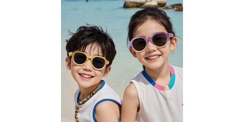 Kids Prescription Sunglasses KB673 Blue