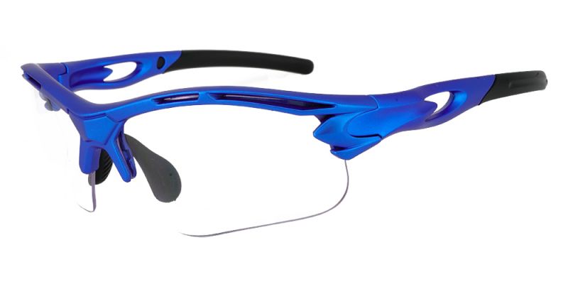 Q52 Prescription Sports Sunglasses Blue - Running Sunglasses, Motorcycle Sunglasses