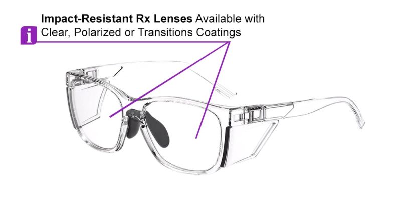 Prescription Safety Glasses MX777 Clear