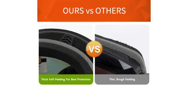 H020 Kids and Youth Prescription Ski and Snowboard Goggles Blue