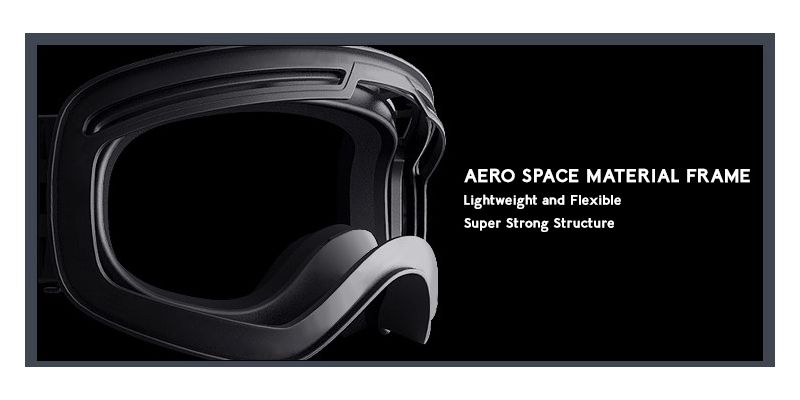 H020 Kids and Youth Prescription Ski and Snowboard Goggles Blue