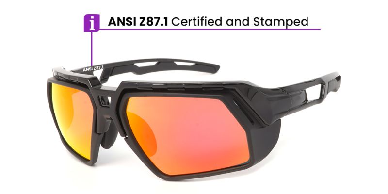 XQ617 Prescription Sports Glasses Black