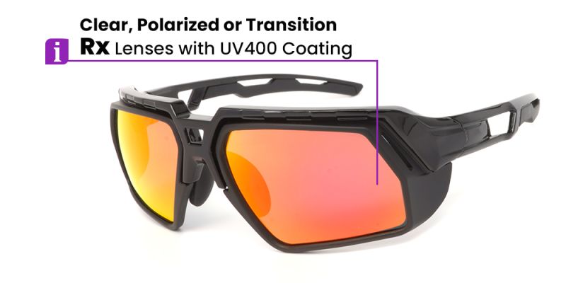 XQ617 Prescription Sports Glasses Black